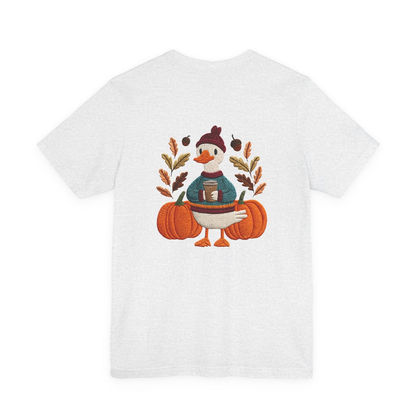 Autumn Goose Graphic Tee | Fall Sweatshirt, Cute Animal Shirt, Thanksgiving Gift, Cozy Apparel, Pumpkin Decor