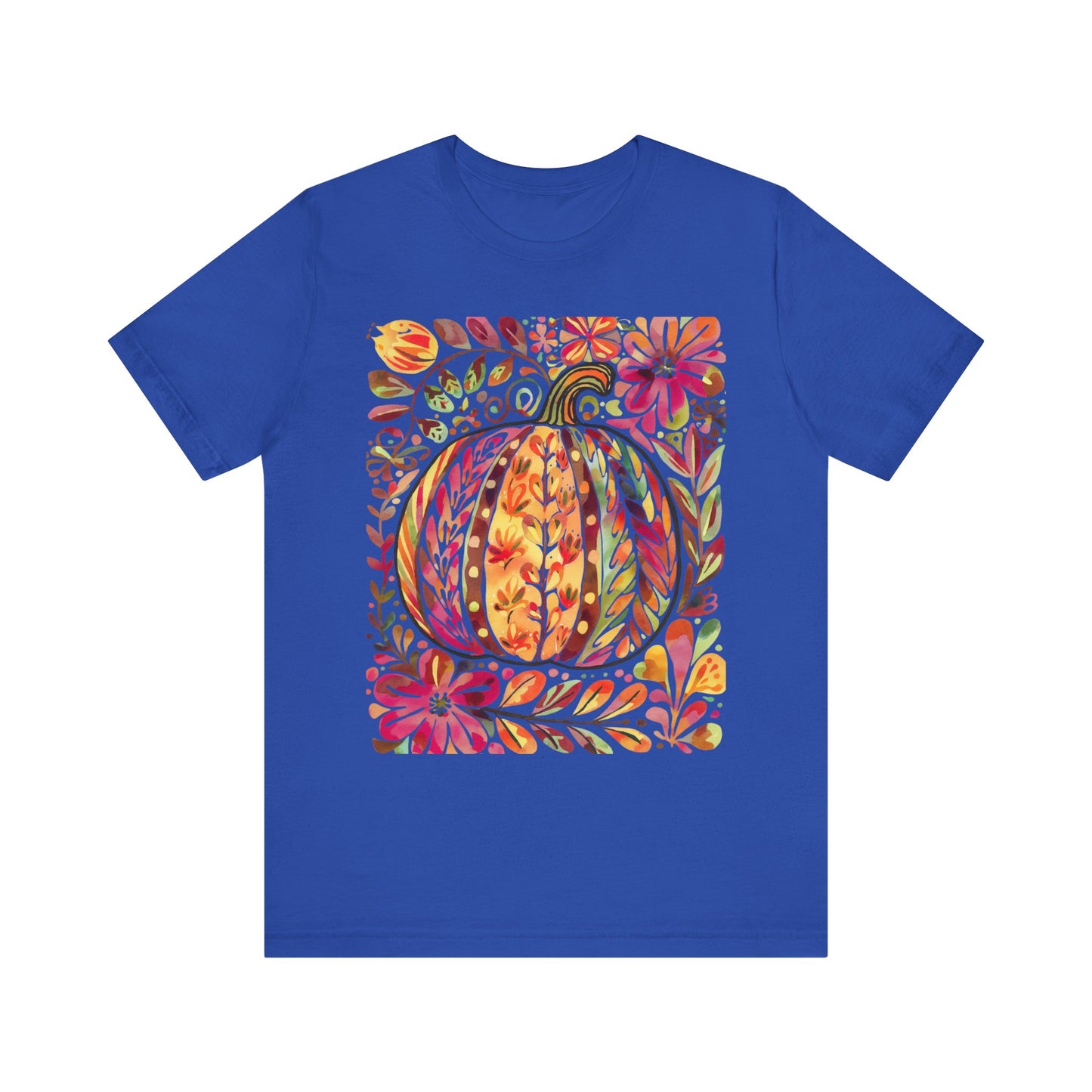 Autumn Pumpkin Graphic Tee, Fall T-Shirt, Halloween Apparel, Thanksgiving Gift