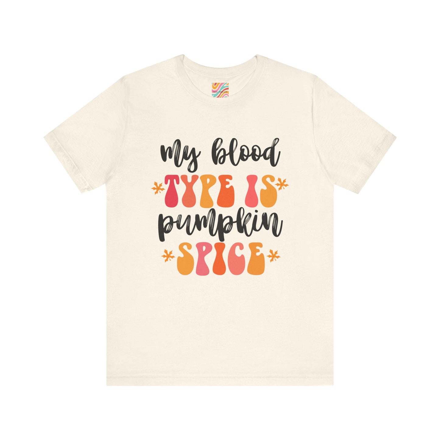 Pumpkin Spice Tee, Fun Fall T-Shirt, Unisex Jersey Short Sleeve Tee, Halloween Apparel