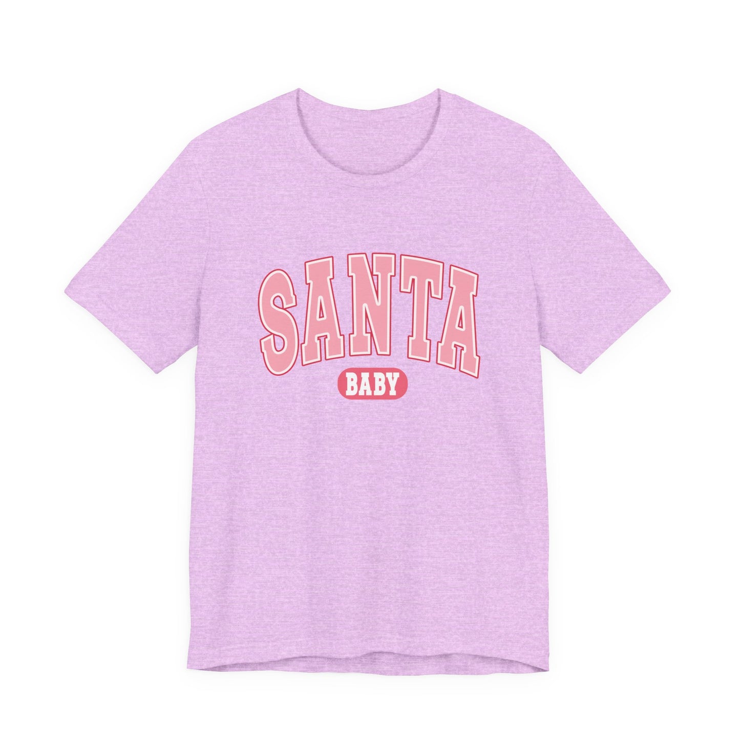 Santa Baby Christmas Tee – Pink Retro Holiday Shirt for Women | Cute & Festive T-Shirt