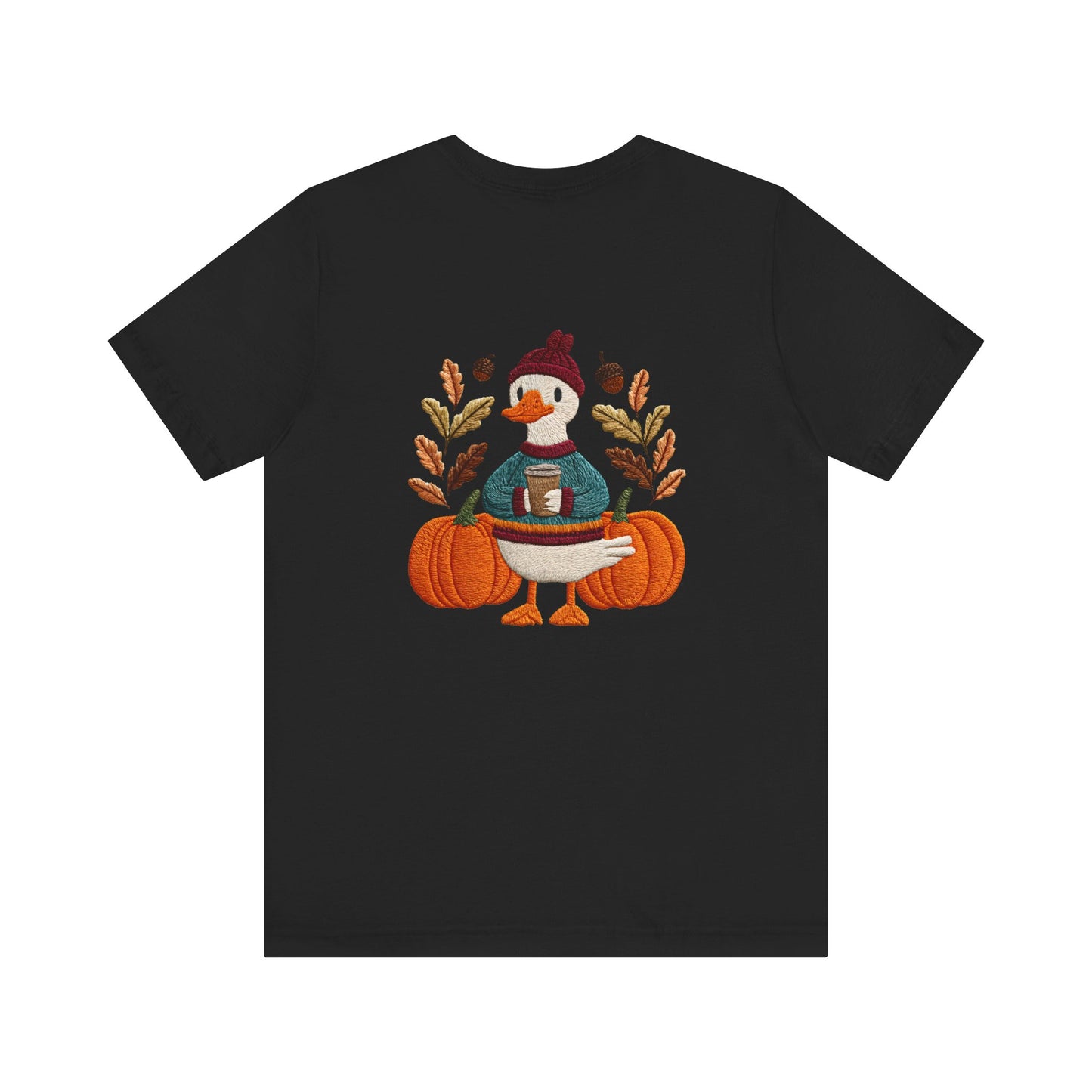 Autumn Goose Graphic Tee | Fall Sweatshirt, Cute Animal Shirt, Thanksgiving Gift, Cozy Apparel, Pumpkin Decor