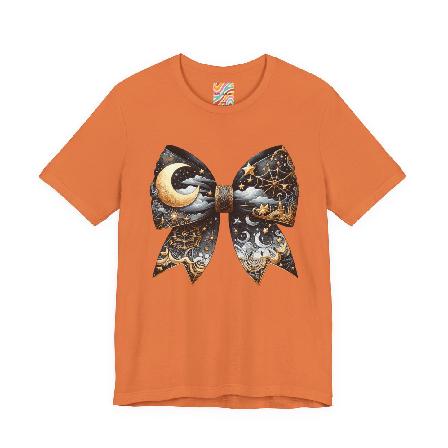 Celestial Halloween Bow T shirt
