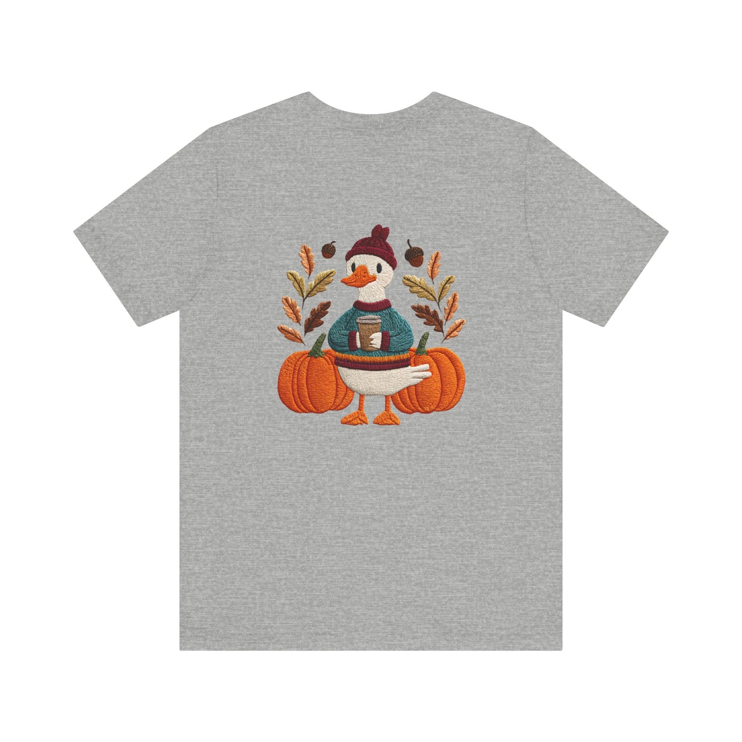 Autumn Goose Graphic Tee | Fall Sweatshirt, Cute Animal Shirt, Thanksgiving Gift, Cozy Apparel, Pumpkin Decor