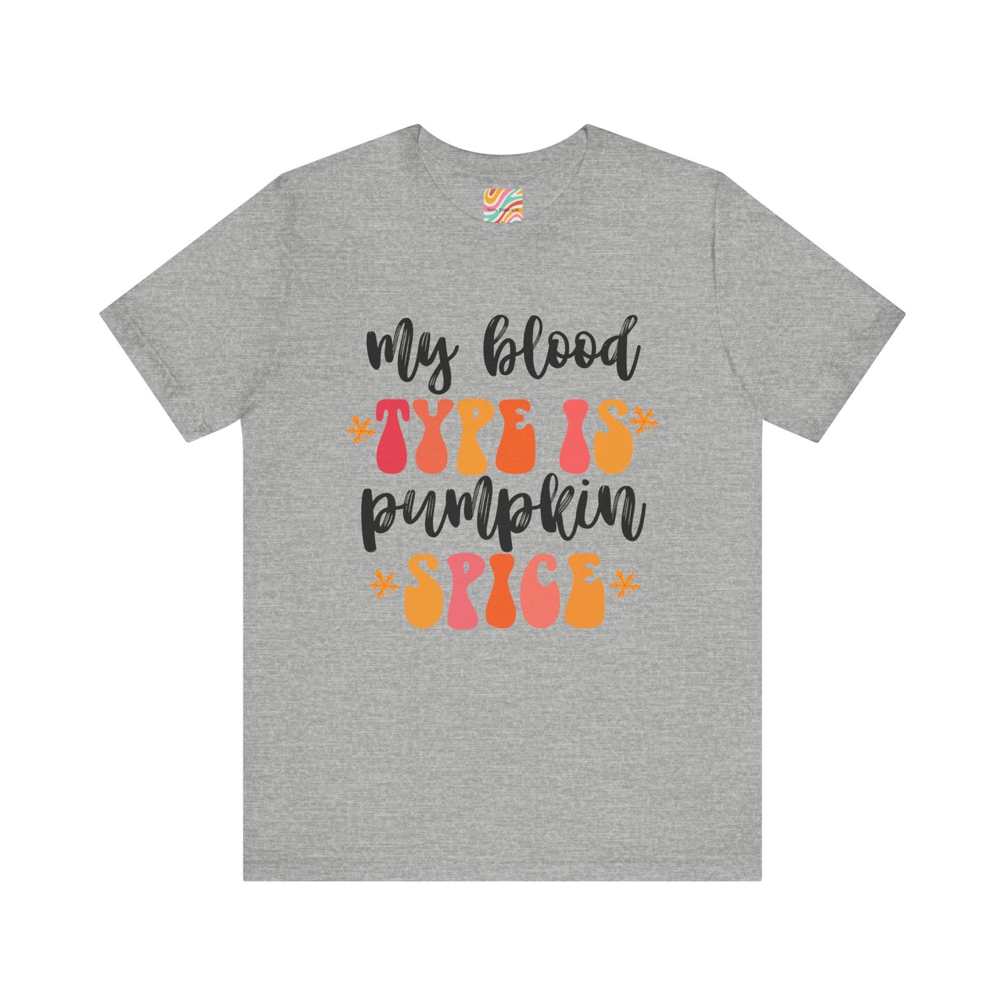 Pumpkin Spice Tee, Fun Fall T-Shirt, Unisex Jersey Short Sleeve Tee, Halloween Apparel