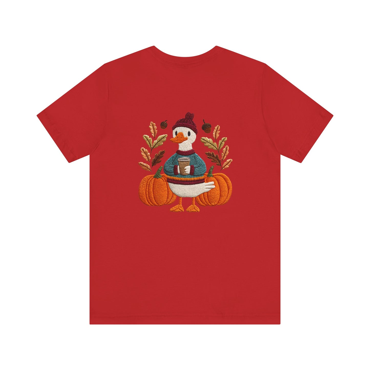 Autumn Goose Graphic Tee | Fall Sweatshirt, Cute Animal Shirt, Thanksgiving Gift, Cozy Apparel, Pumpkin Decor