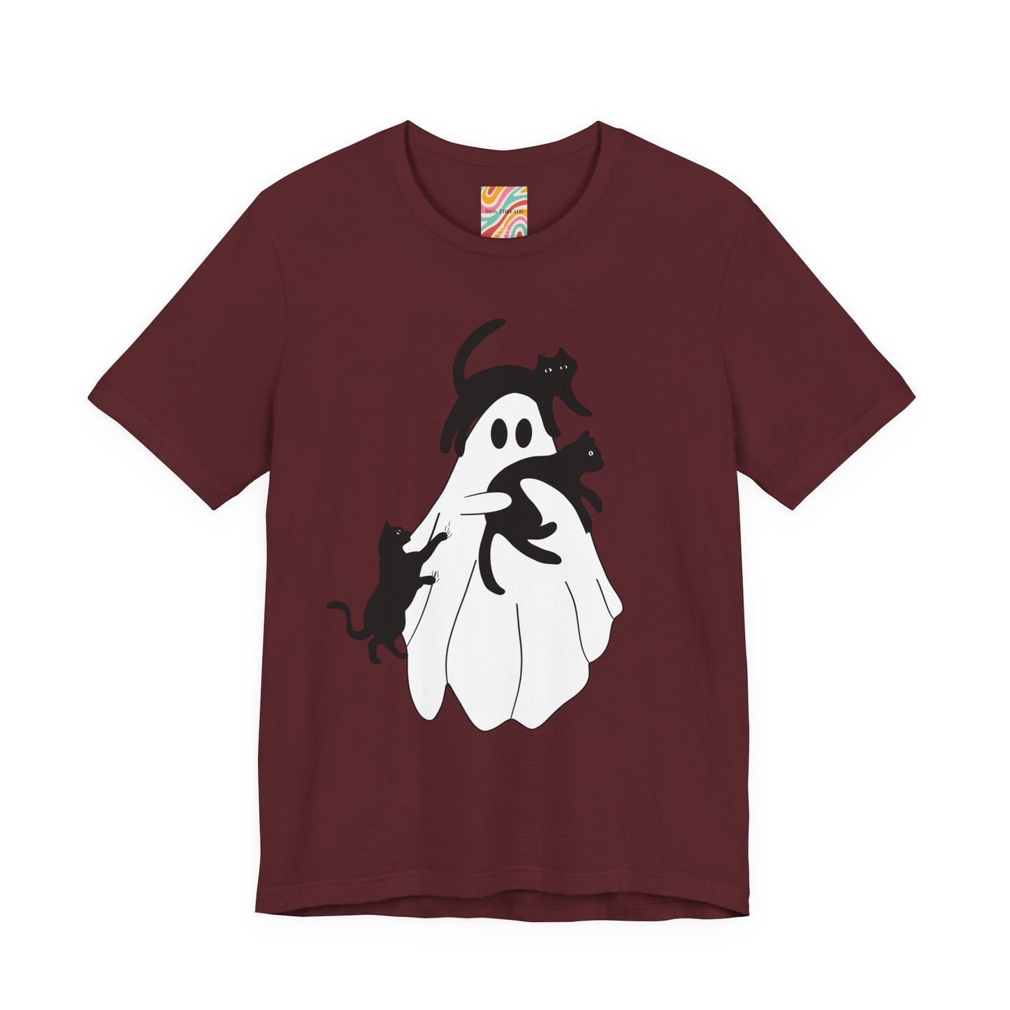 Ghostly Cat Lover's T-Shirt