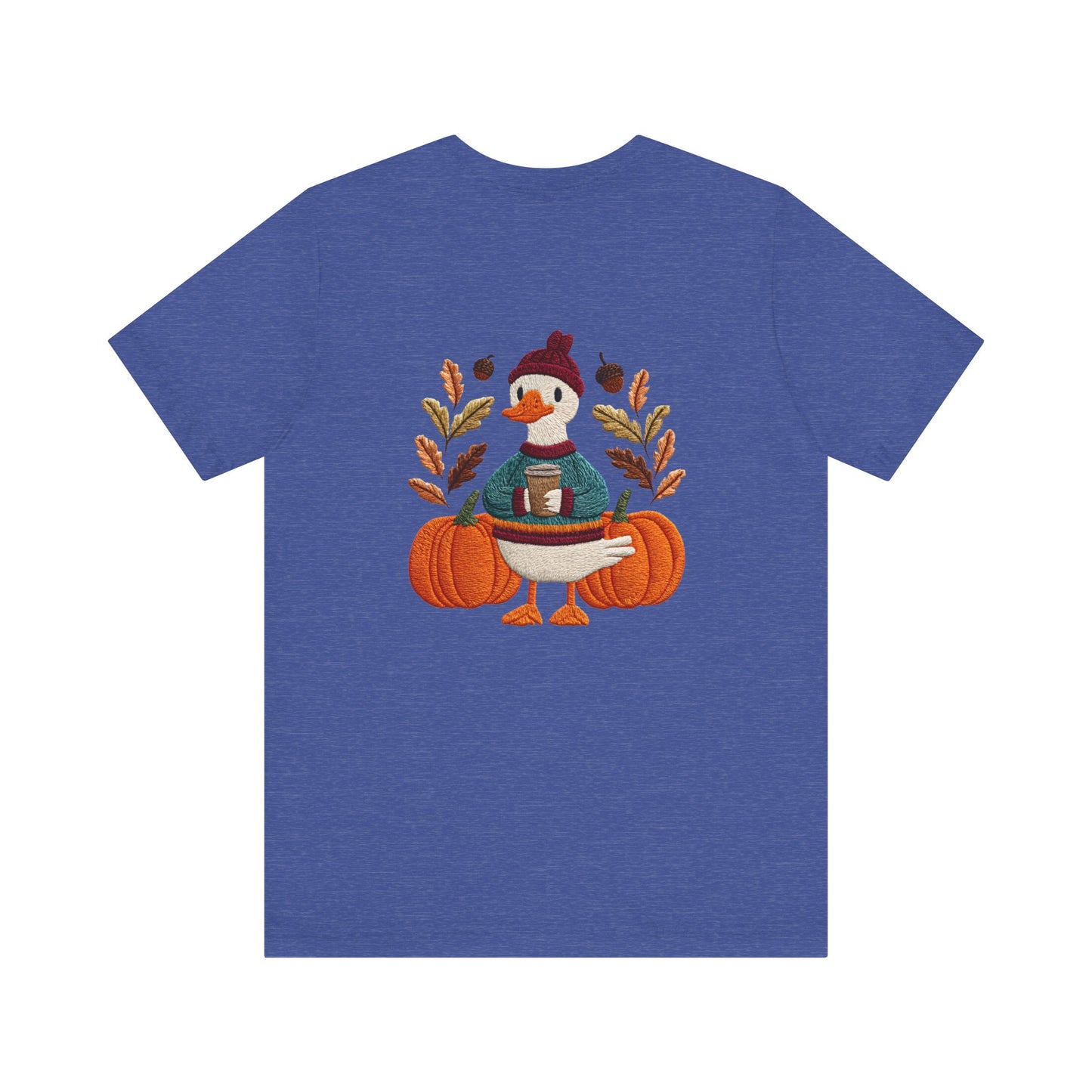 Autumn Goose Graphic Tee | Fall Sweatshirt, Cute Animal Shirt, Thanksgiving Gift, Cozy Apparel, Pumpkin Decor