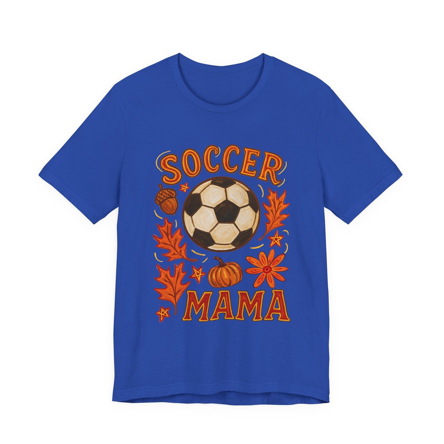 Autumn Soccer Mama Tee - Perfect for Fall Games, Gifts for Soccer Moms