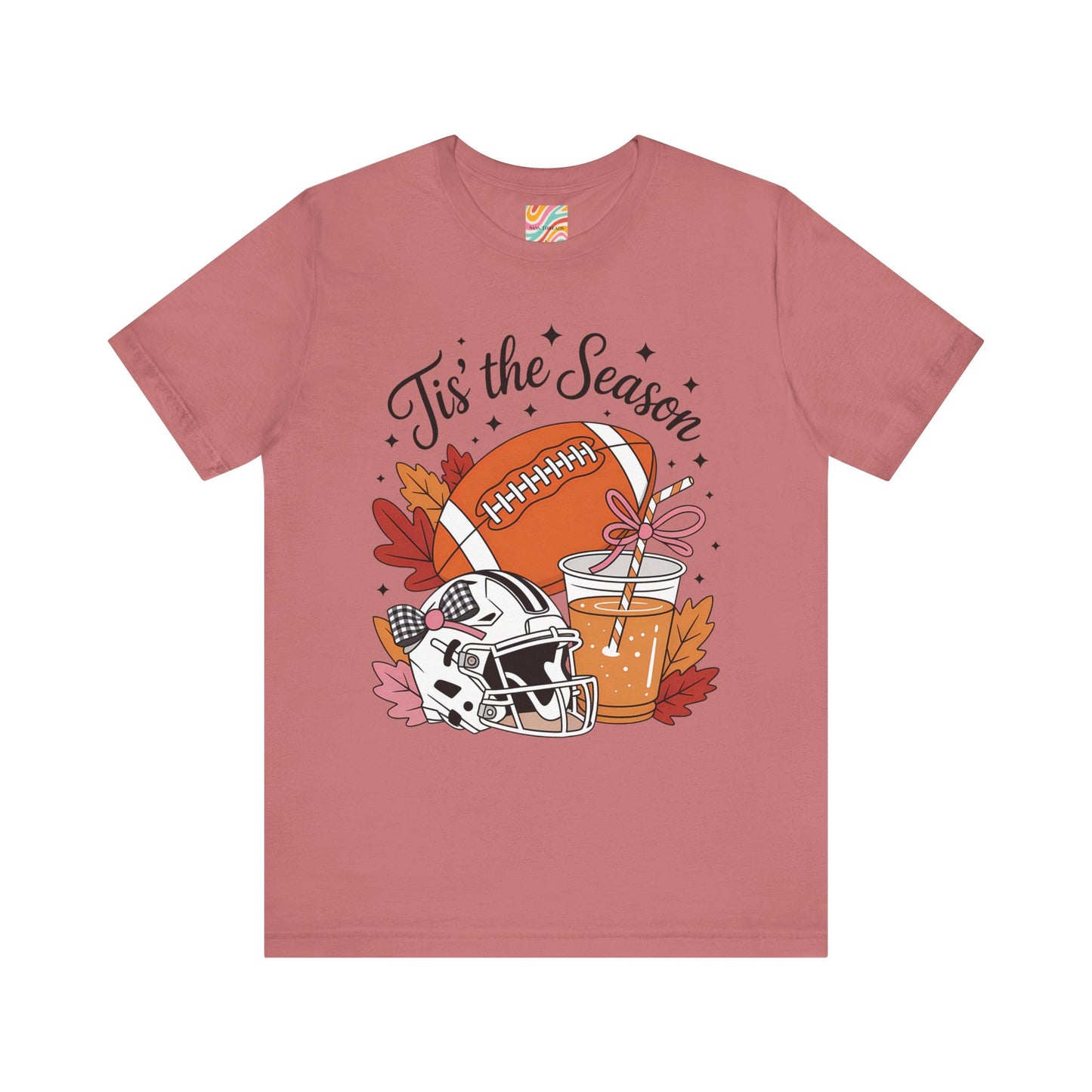 Football Season Tee, Unisex Jersey Short Sleeve Tee, Fall Shirt, Pumpkin Spice, Autumn Fashion, Game Day Apparel