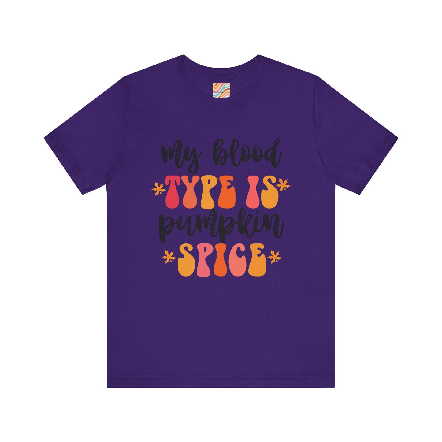 Pumpkin Spice Tee, Fun Fall T-Shirt, Unisex Jersey Short Sleeve Tee, Halloween Apparel