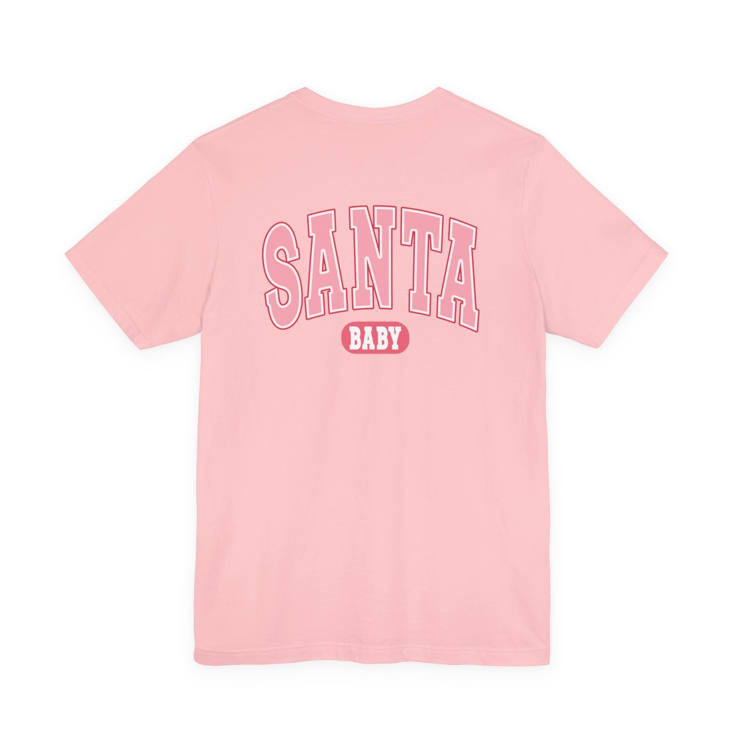 Santa Baby Christmas Tee – Pink Retro Holiday Shirt for Women | Cute & Festive T-Shirt