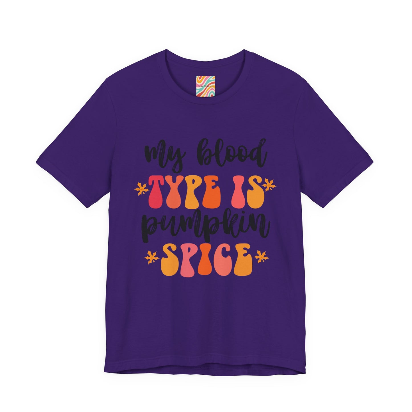 Pumpkin Spice Tee, Fun Fall T-Shirt, Unisex Jersey Short Sleeve Tee, Halloween Apparel
