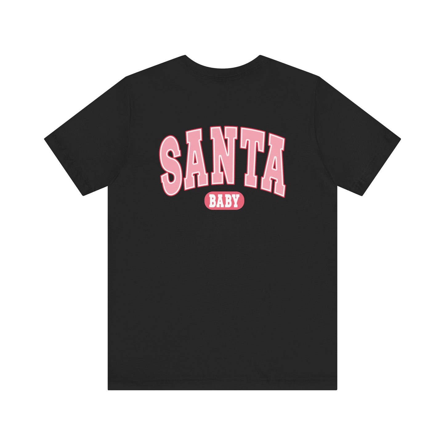 Santa Baby Christmas Tee – Pink Retro Holiday Shirt for Women | Cute & Festive T-Shirt