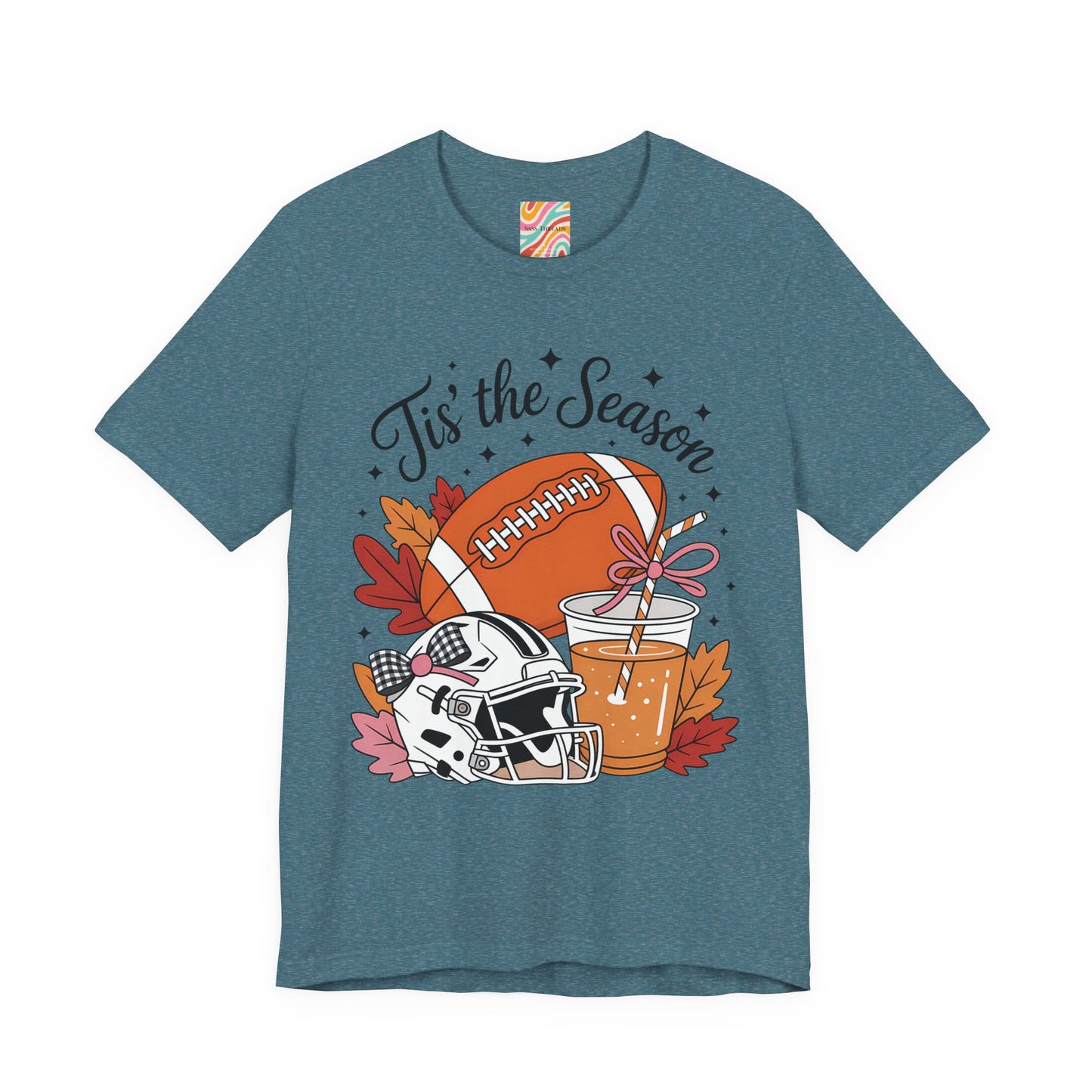 Football Season Tee, Unisex Jersey Short Sleeve Tee, Fall Shirt, Pumpkin Spice, Autumn Fashion, Game Day Apparel