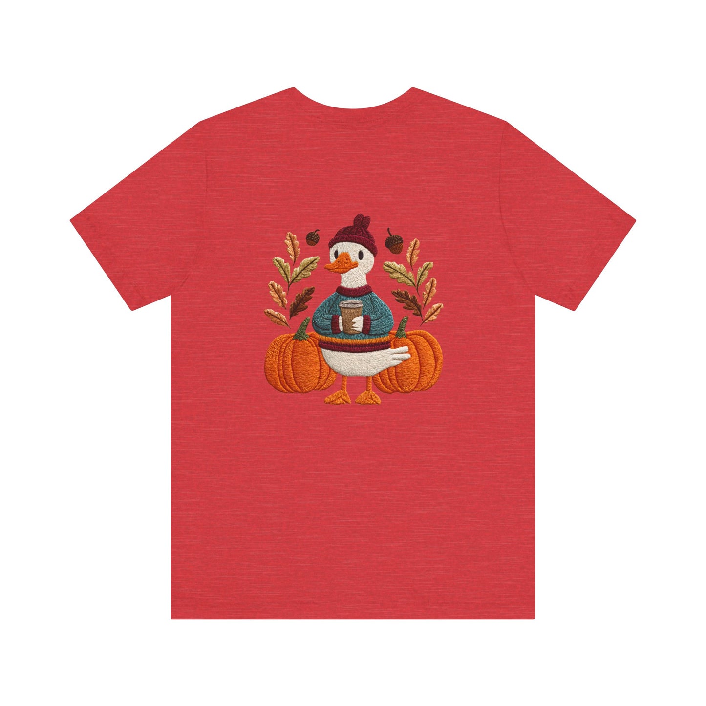 Autumn Goose Graphic Tee | Fall Sweatshirt, Cute Animal Shirt, Thanksgiving Gift, Cozy Apparel, Pumpkin Decor