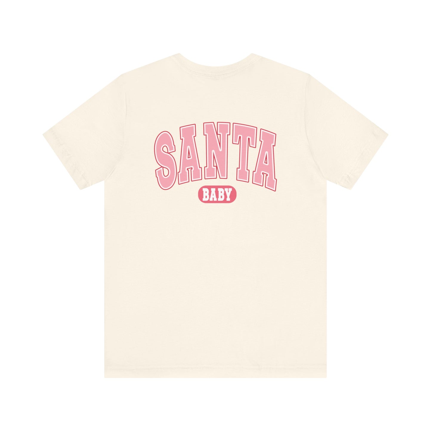 Santa Baby Christmas Tee – Pink Retro Holiday Shirt for Women | Cute & Festive T-Shirt