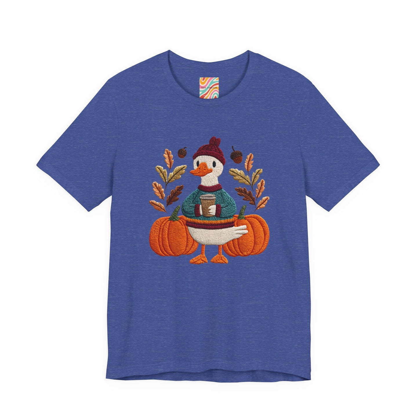 Autumn Goose Graphic Tee | Fall Sweatshirt, Cute Animal Shirt, Thanksgiving Gift, Cozy Apparel, Pumpkin Decor
