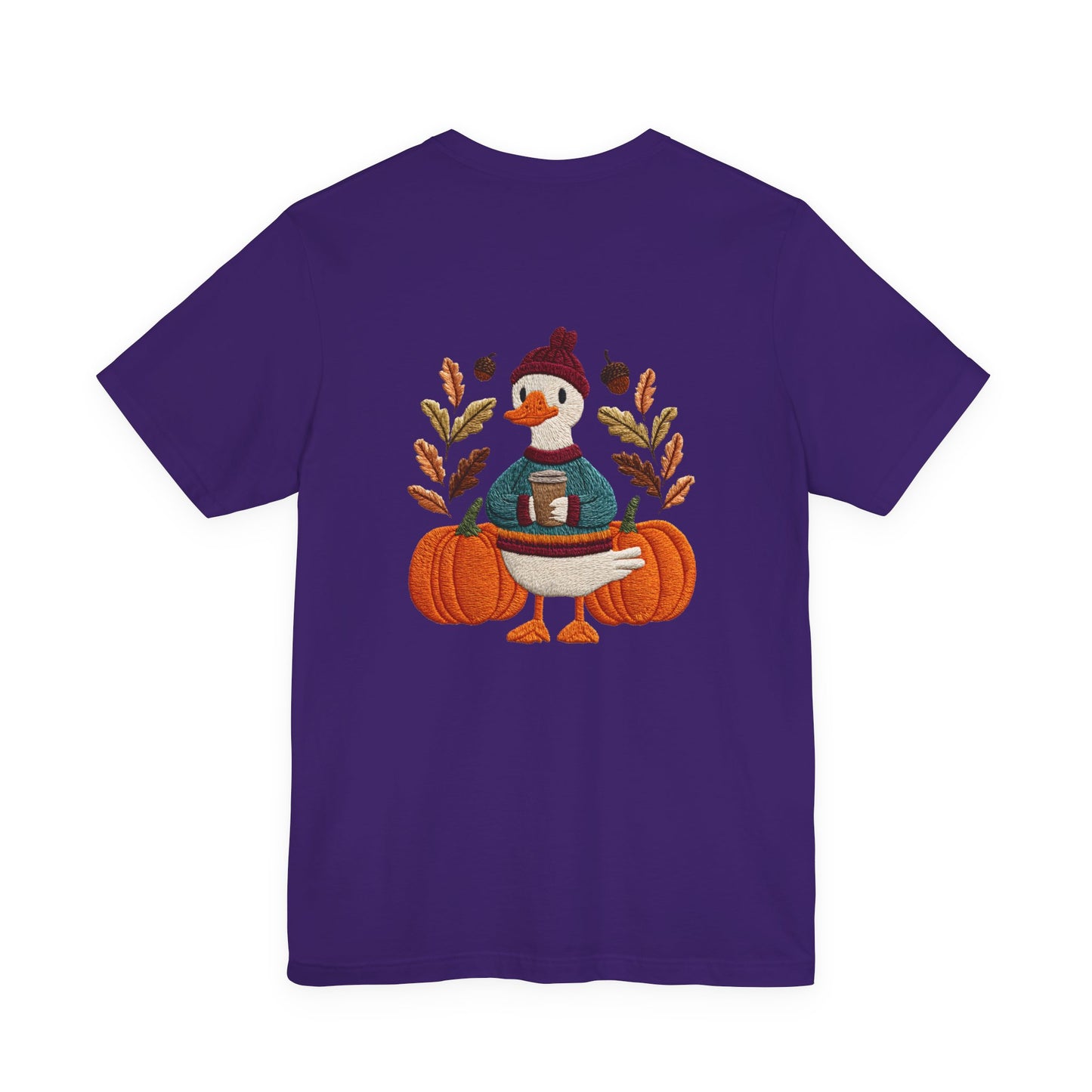 Autumn Goose Graphic Tee | Fall Sweatshirt, Cute Animal Shirt, Thanksgiving Gift, Cozy Apparel, Pumpkin Decor