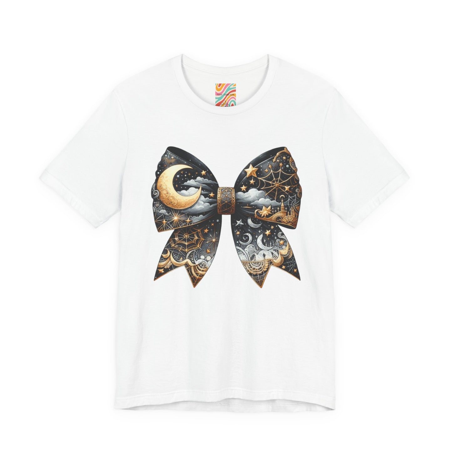 Celestial Halloween Bow T shirt
