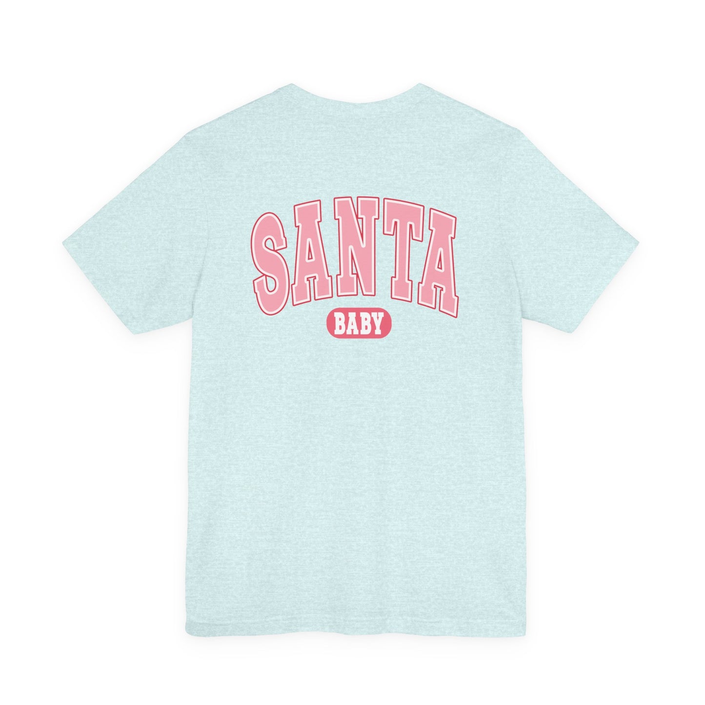 Santa Baby Christmas Tee – Pink Retro Holiday Shirt for Women | Cute & Festive T-Shirt