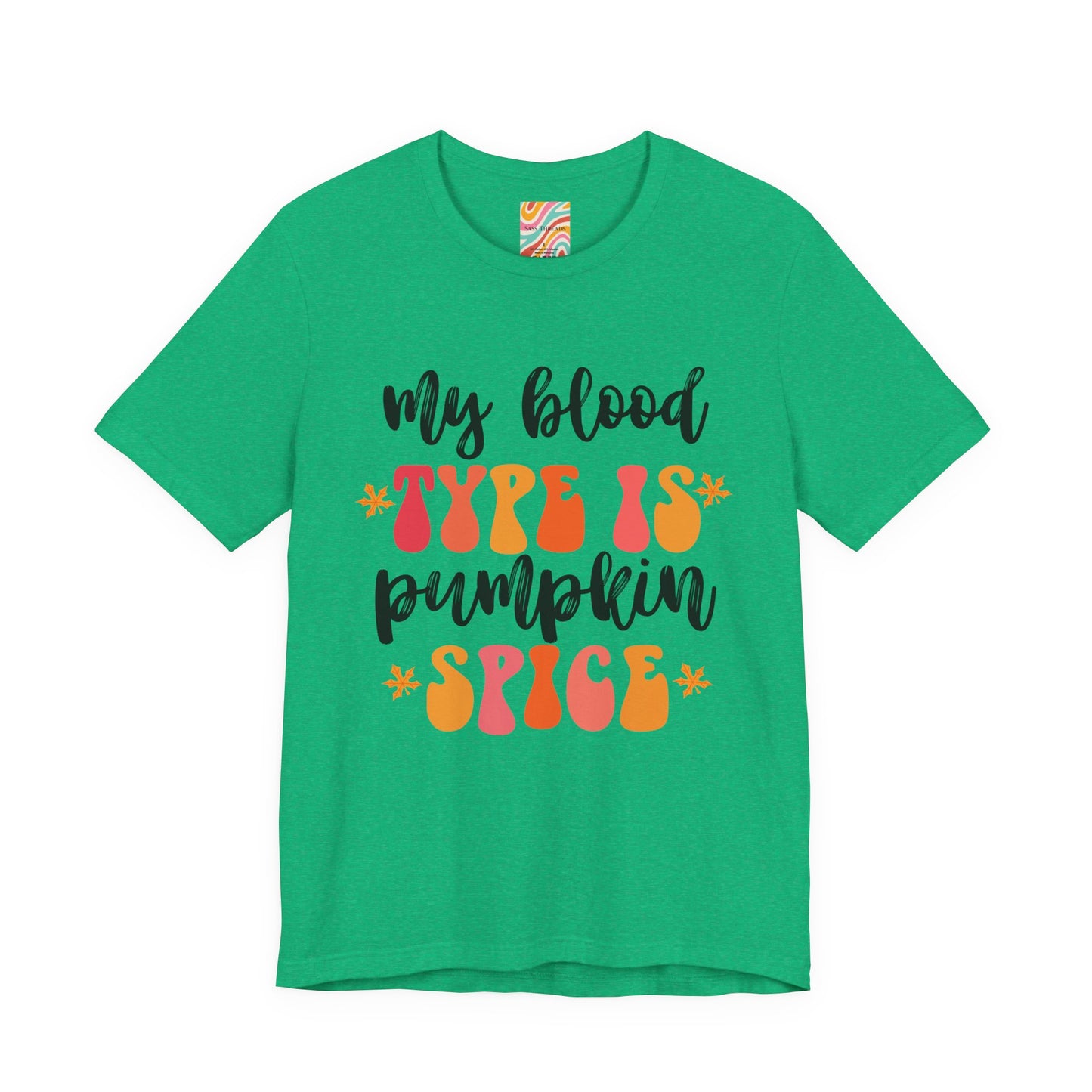 Pumpkin Spice Tee, Fun Fall T-Shirt, Unisex Jersey Short Sleeve Tee, Halloween Apparel