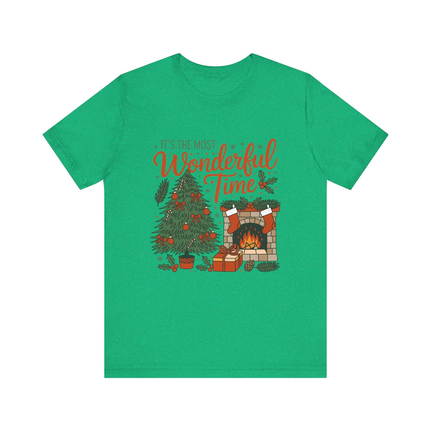 It’s The Most Wonderful Time Tee – Cozy Christmas Graphic Shirt