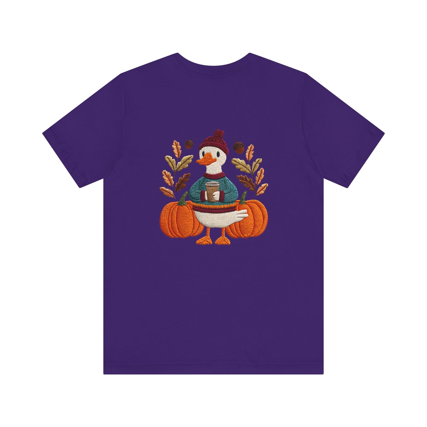 Autumn Goose Graphic Tee | Fall Sweatshirt, Cute Animal Shirt, Thanksgiving Gift, Cozy Apparel, Pumpkin Decor