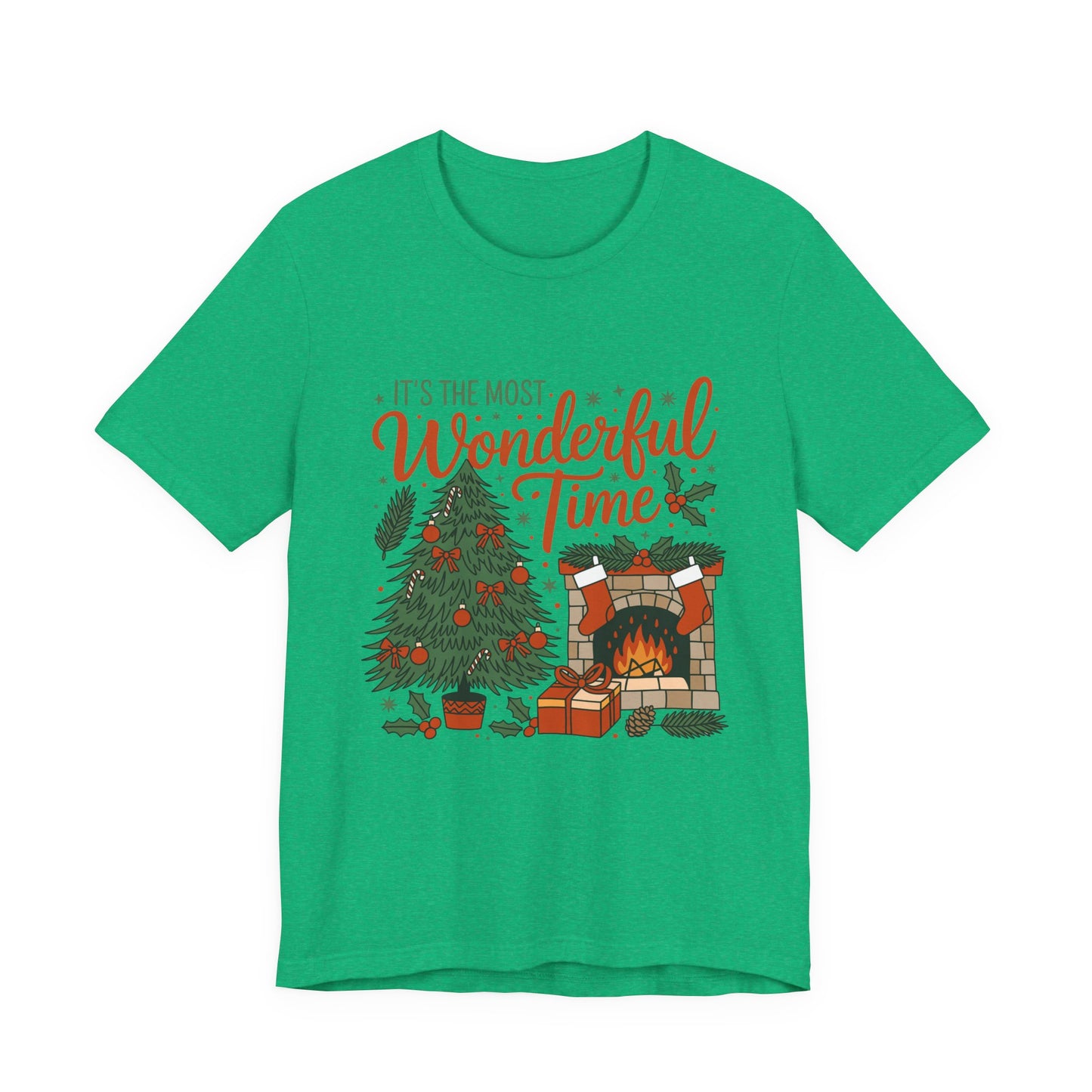 It’s The Most Wonderful Time Tee – Cozy Christmas Graphic Shirt