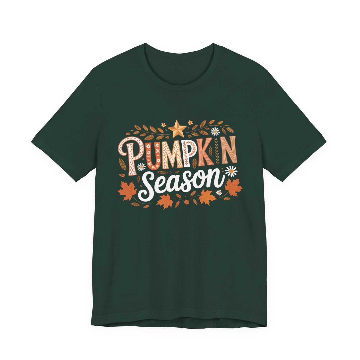 Fall Pumpkin Season Unisex Tee | Harvest Celebration Shirt, Autumn Vibes Shirt, Halloween Outfit, Thanksgiving Gift, Cozy Tee