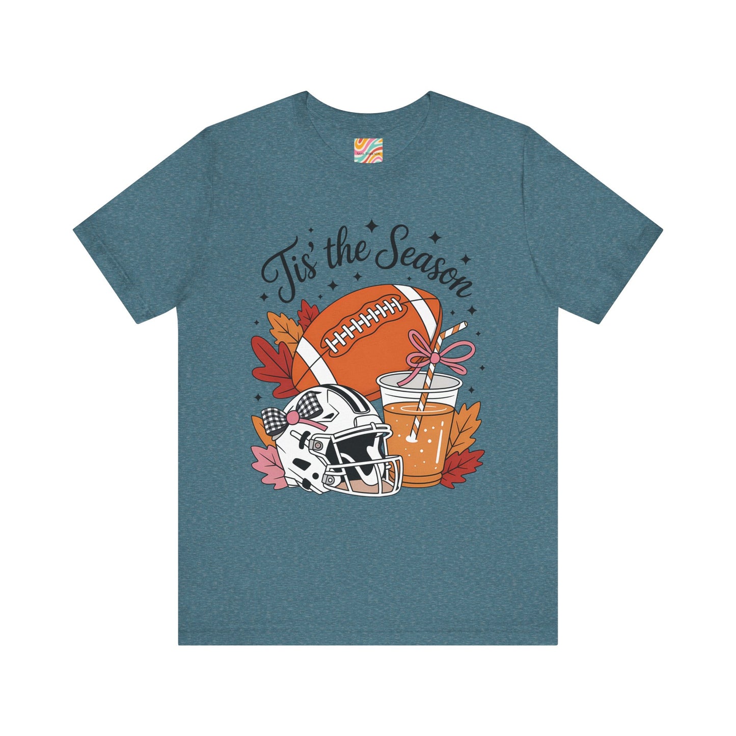 Football Season Tee, Unisex Jersey Short Sleeve Tee, Fall Shirt, Pumpkin Spice, Autumn Fashion, Game Day Apparel
