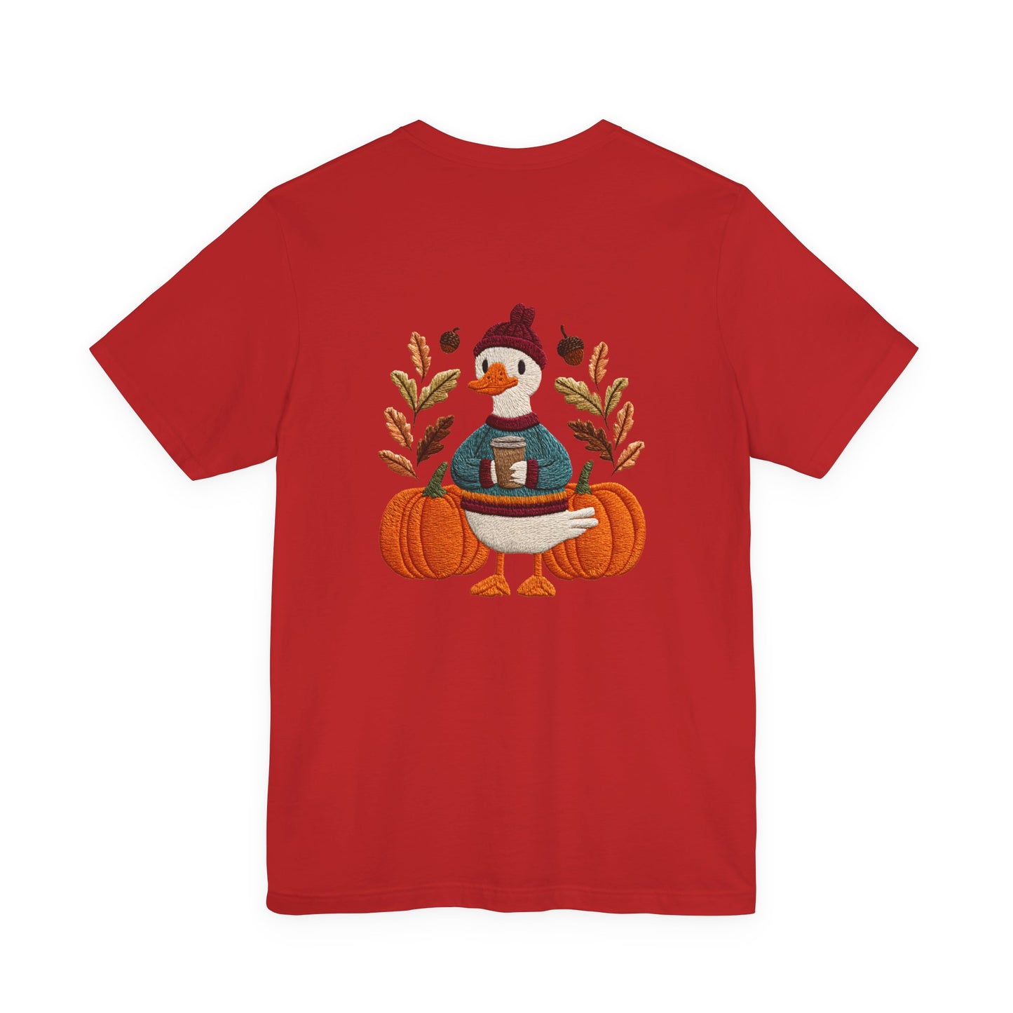 Autumn Goose Graphic Tee | Fall Sweatshirt, Cute Animal Shirt, Thanksgiving Gift, Cozy Apparel, Pumpkin Decor