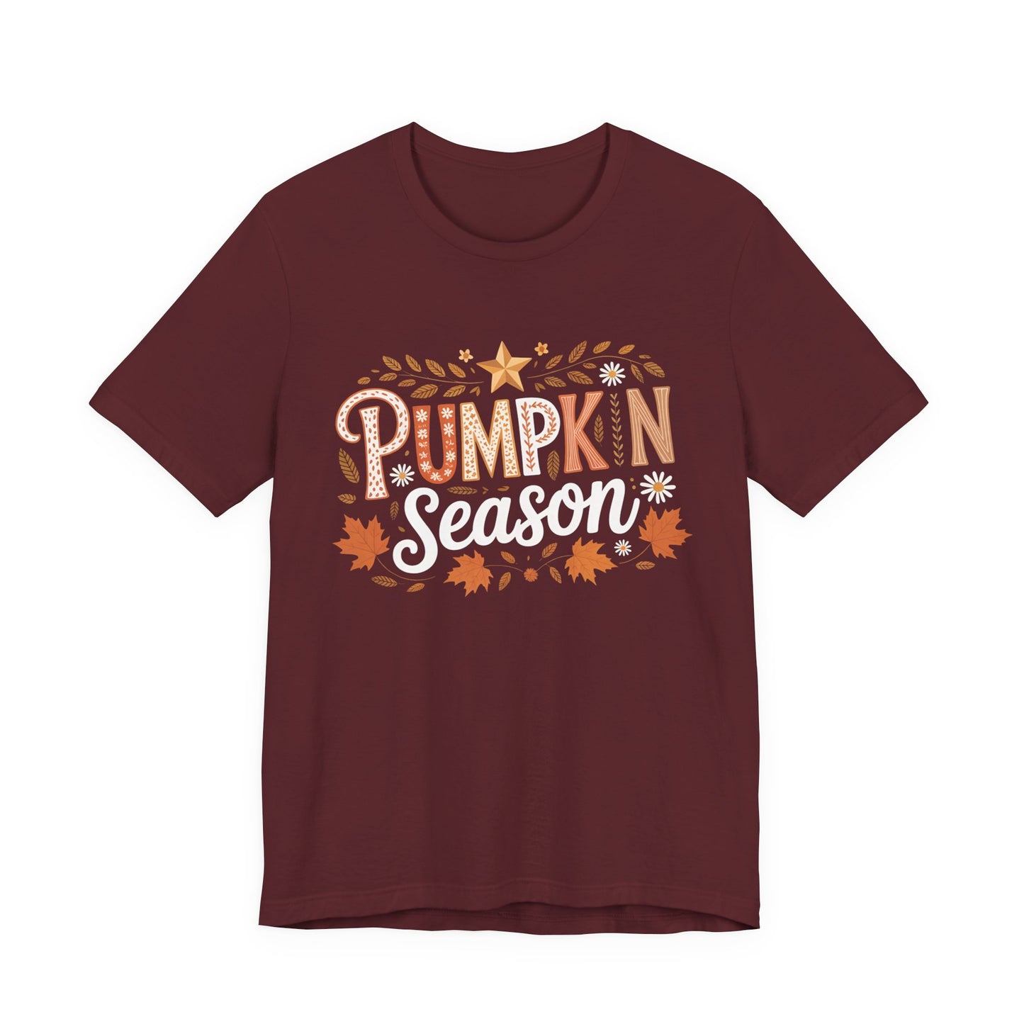 Fall Pumpkin Season Unisex Tee | Harvest Celebration Shirt, Autumn Vibes Shirt, Halloween Outfit, Thanksgiving Gift, Cozy Tee
