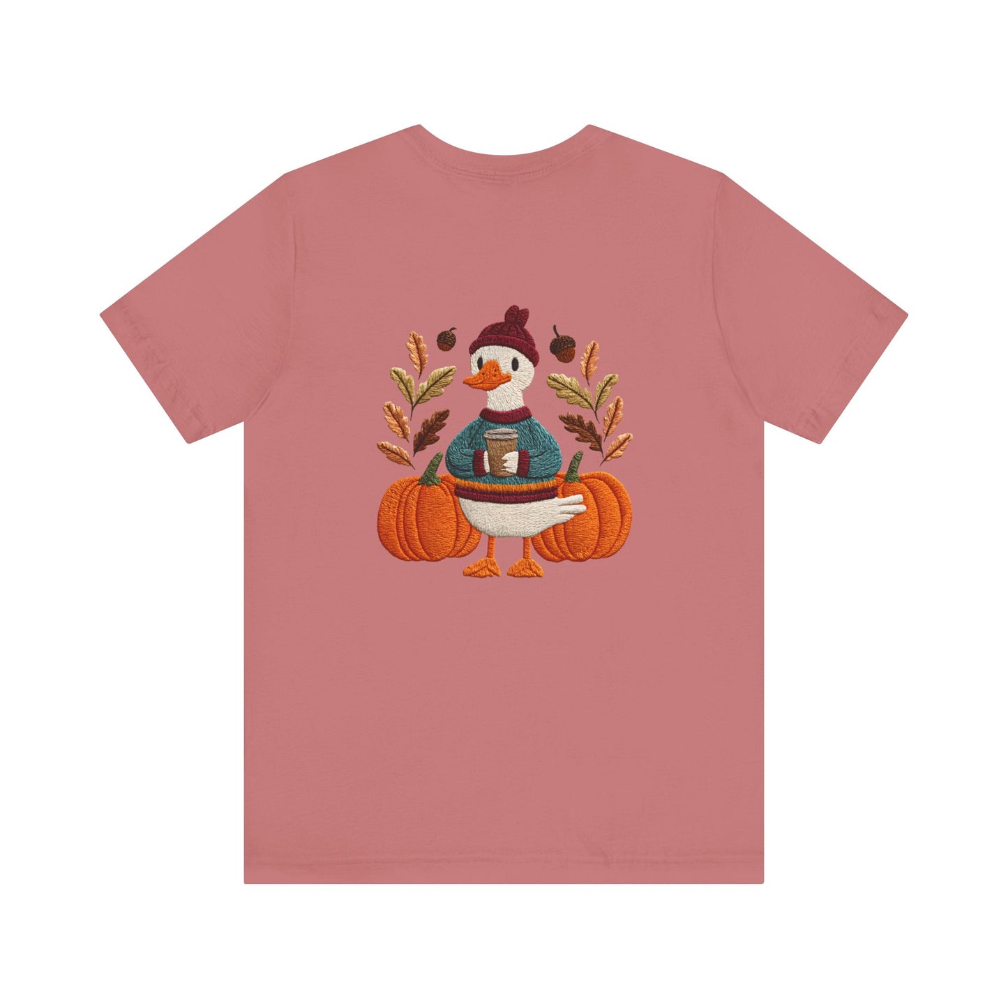 Autumn Goose Graphic Tee | Fall Sweatshirt, Cute Animal Shirt, Thanksgiving Gift, Cozy Apparel, Pumpkin Decor
