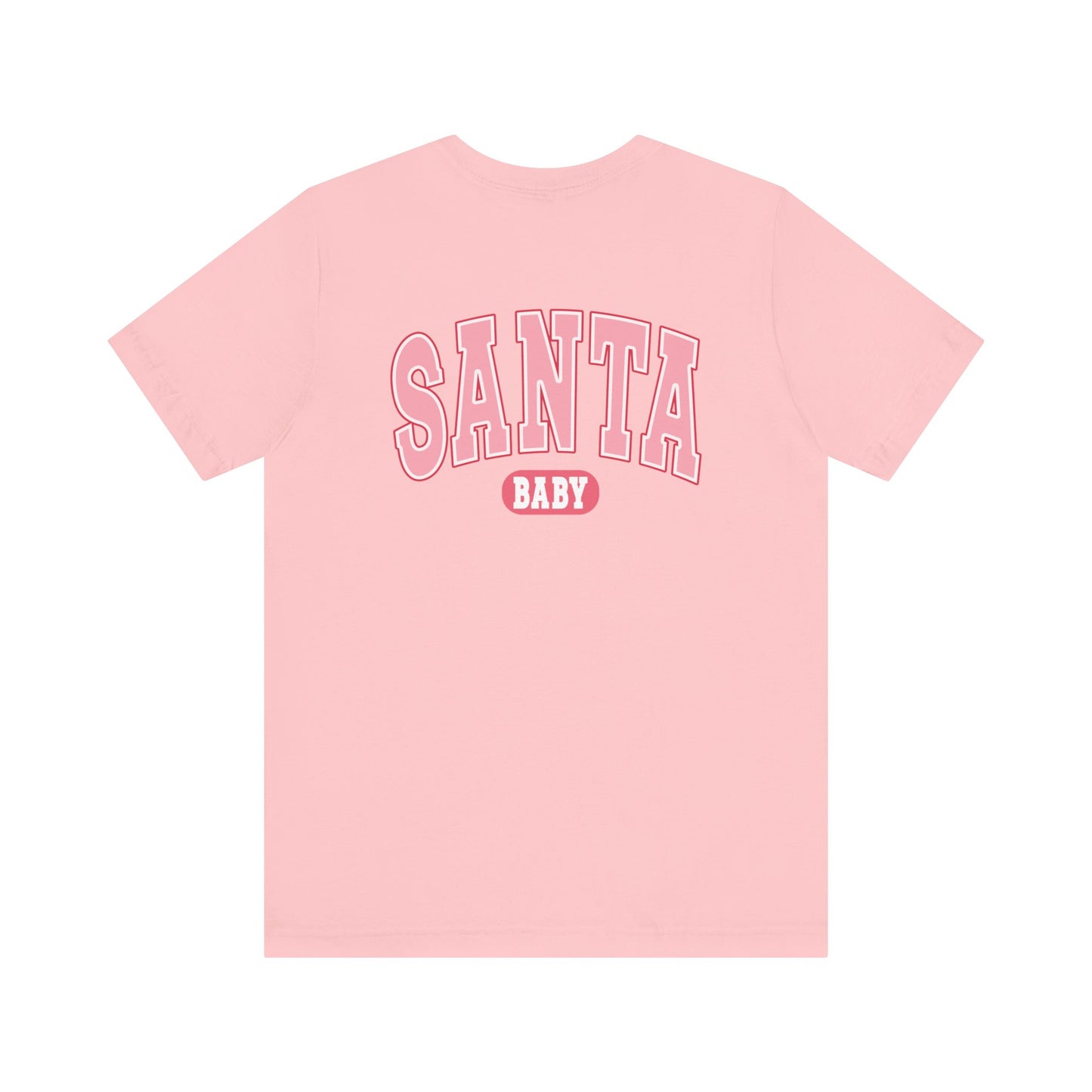 Santa Baby Christmas Tee – Pink Retro Holiday Shirt for Women | Cute & Festive T-Shirt