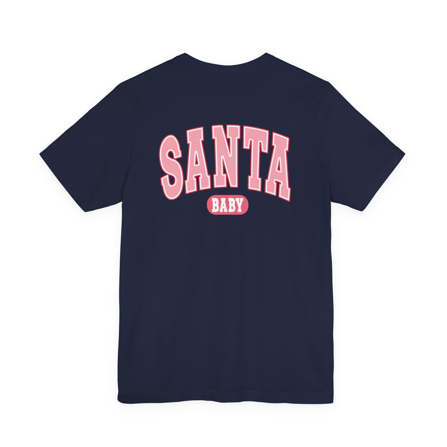 Santa Baby Christmas Tee – Pink Retro Holiday Shirt for Women | Cute & Festive T-Shirt