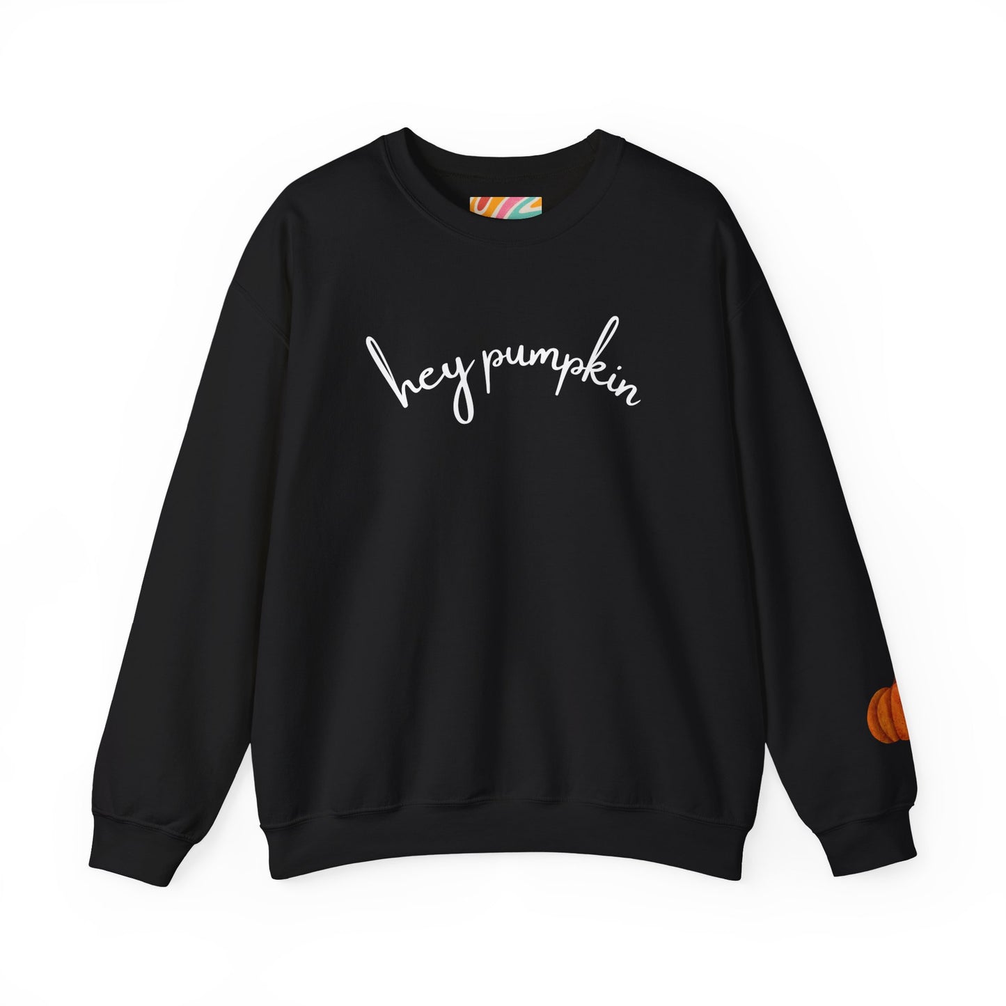 Hey Pumpkin Crewneck Sweatshirt, Cozy Autumn Apparel, Halloween Sweatshirt, Fall Fashion, Pumpkin Lover Gift