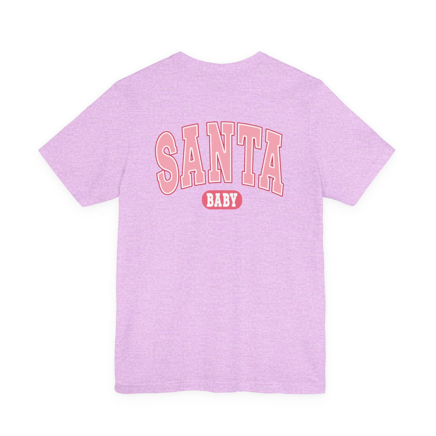 Santa Baby Christmas Tee – Pink Retro Holiday Shirt for Women | Cute & Festive T-Shirt