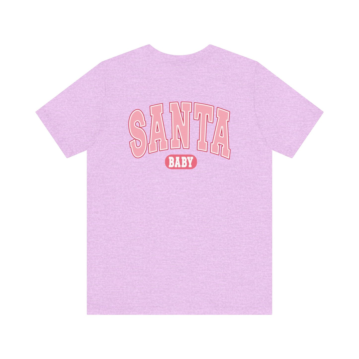 Santa Baby Christmas Tee – Pink Retro Holiday Shirt for Women | Cute & Festive T-Shirt
