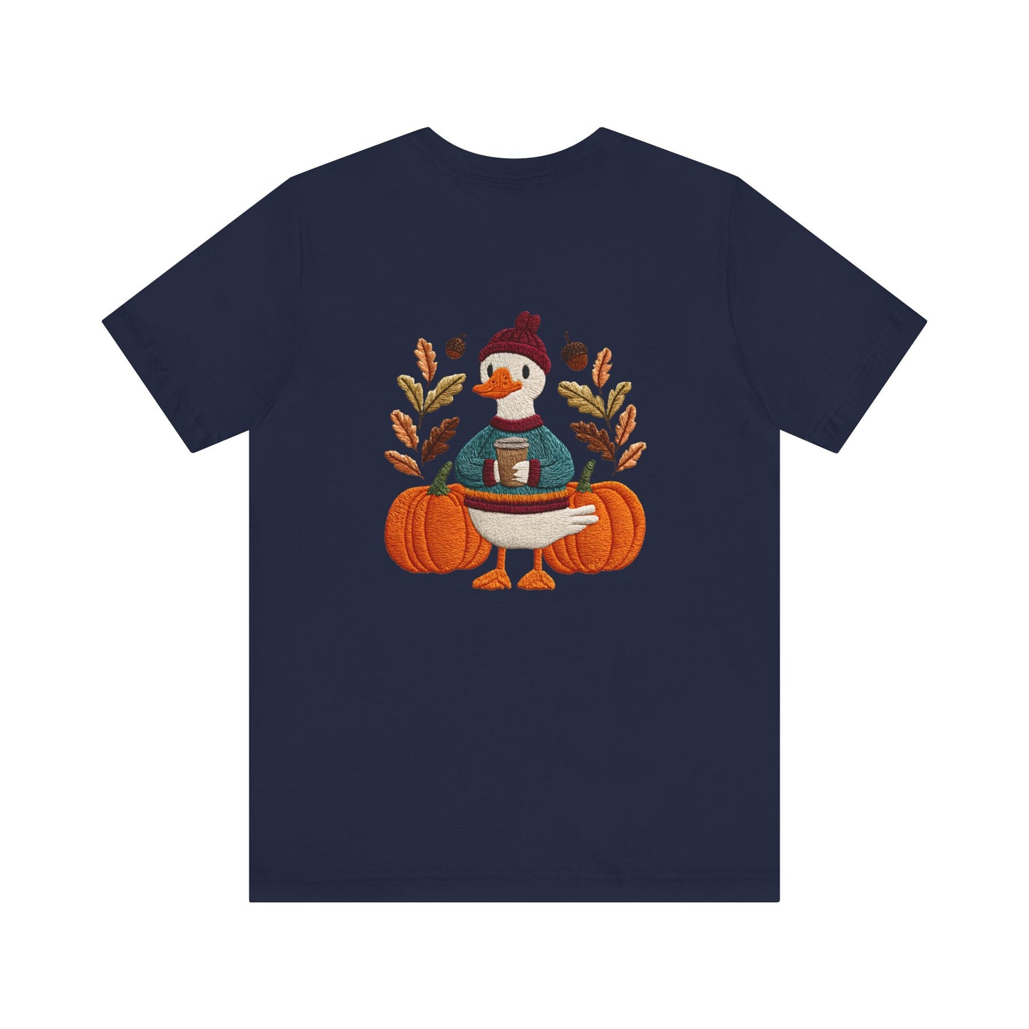 Autumn Goose Graphic Tee | Fall Sweatshirt, Cute Animal Shirt, Thanksgiving Gift, Cozy Apparel, Pumpkin Decor