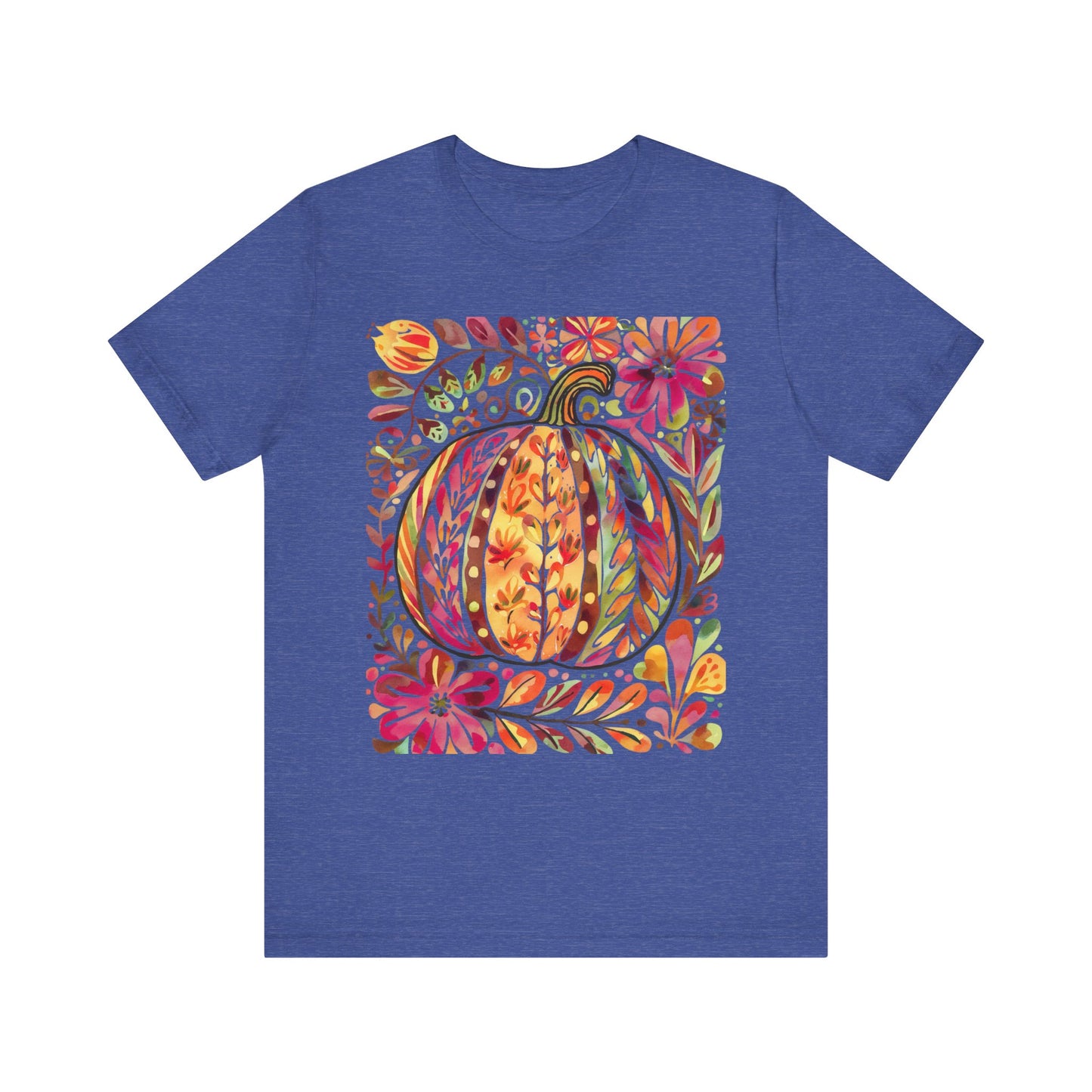 Autumn Pumpkin Graphic Tee, Fall T-Shirt, Halloween Apparel, Thanksgiving Gift