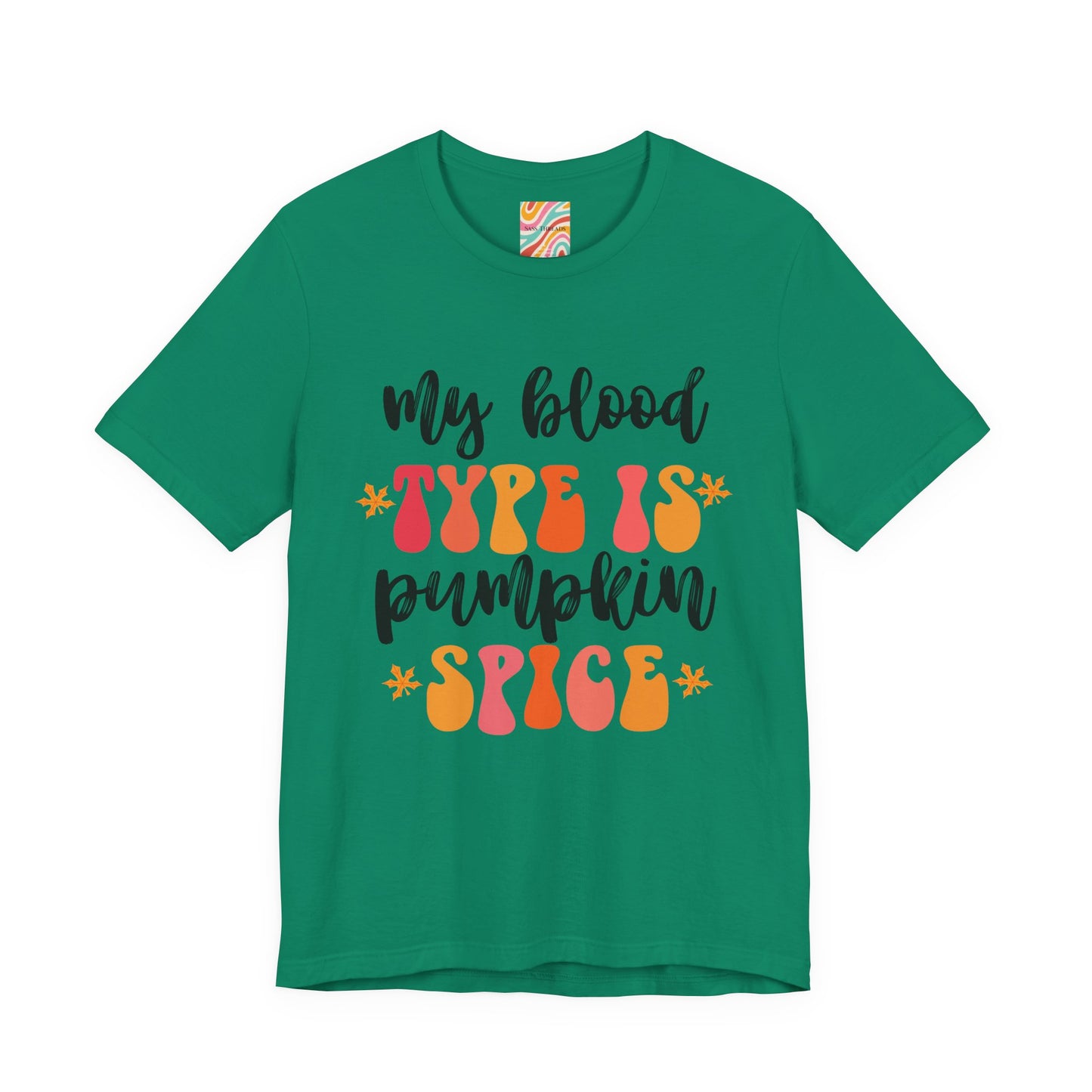 Pumpkin Spice Tee, Fun Fall T-Shirt, Unisex Jersey Short Sleeve Tee, Halloween Apparel