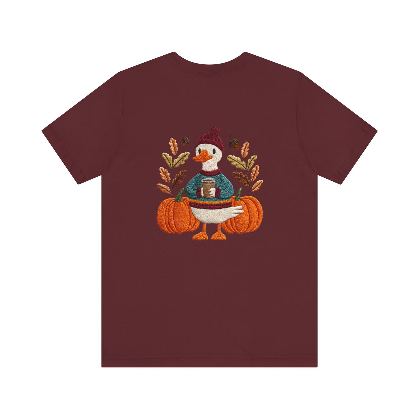 Autumn Goose Graphic Tee | Fall Sweatshirt, Cute Animal Shirt, Thanksgiving Gift, Cozy Apparel, Pumpkin Decor