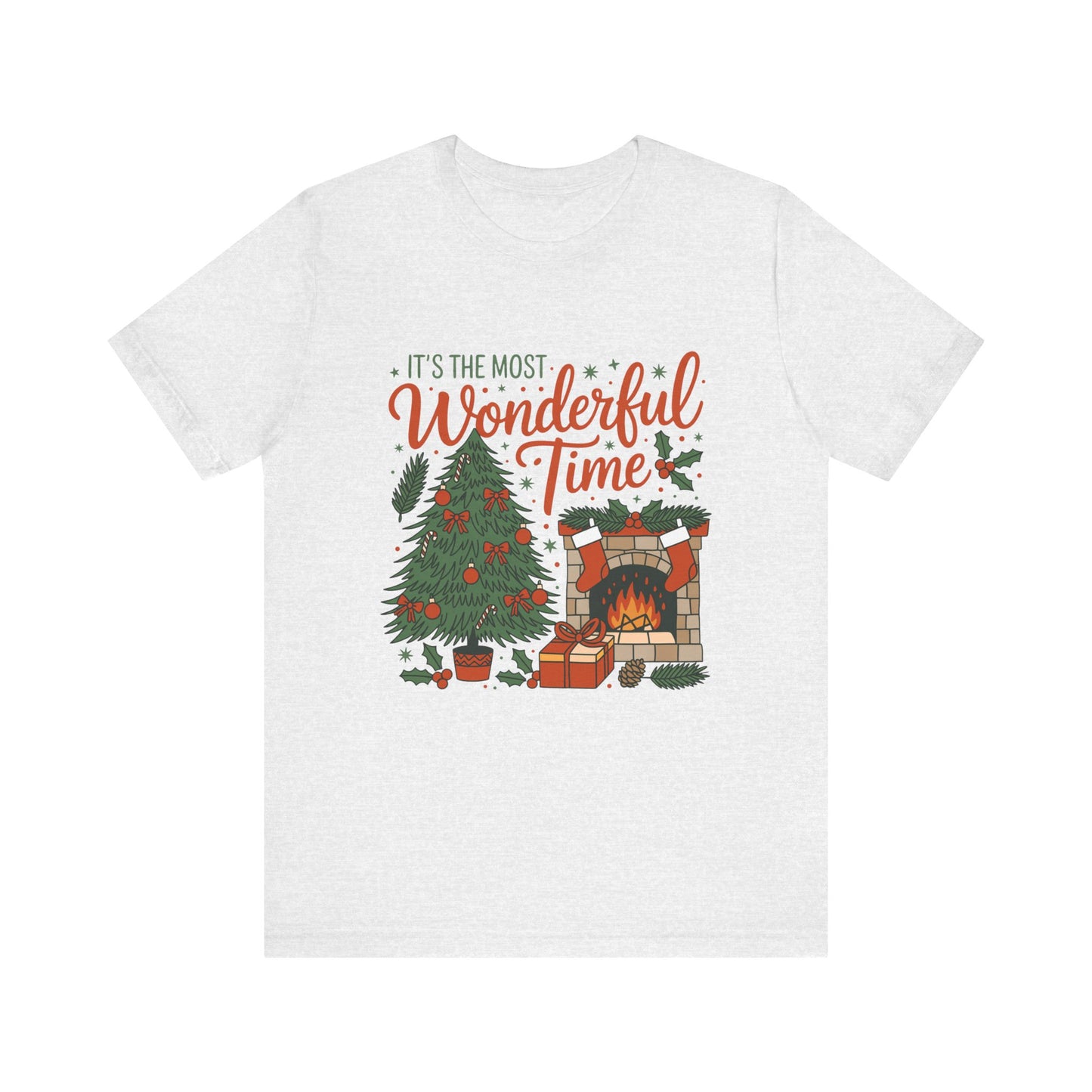 It’s The Most Wonderful Time Tee – Cozy Christmas Graphic Shirt