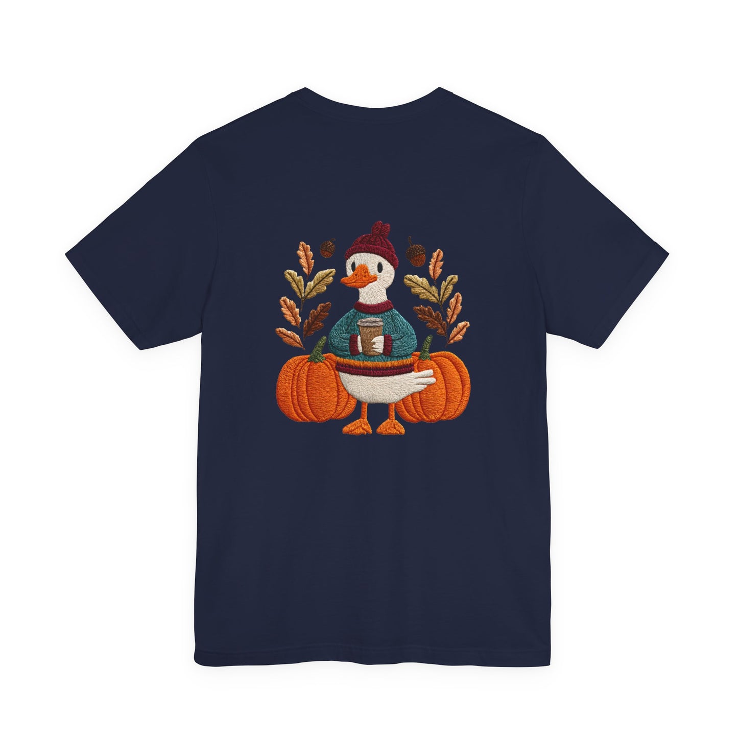 Autumn Goose Graphic Tee | Fall Sweatshirt, Cute Animal Shirt, Thanksgiving Gift, Cozy Apparel, Pumpkin Decor