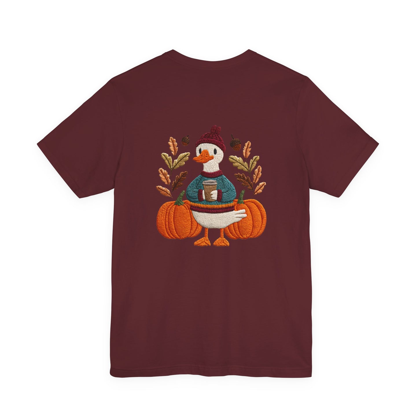Autumn Goose Graphic Tee | Fall Sweatshirt, Cute Animal Shirt, Thanksgiving Gift, Cozy Apparel, Pumpkin Decor