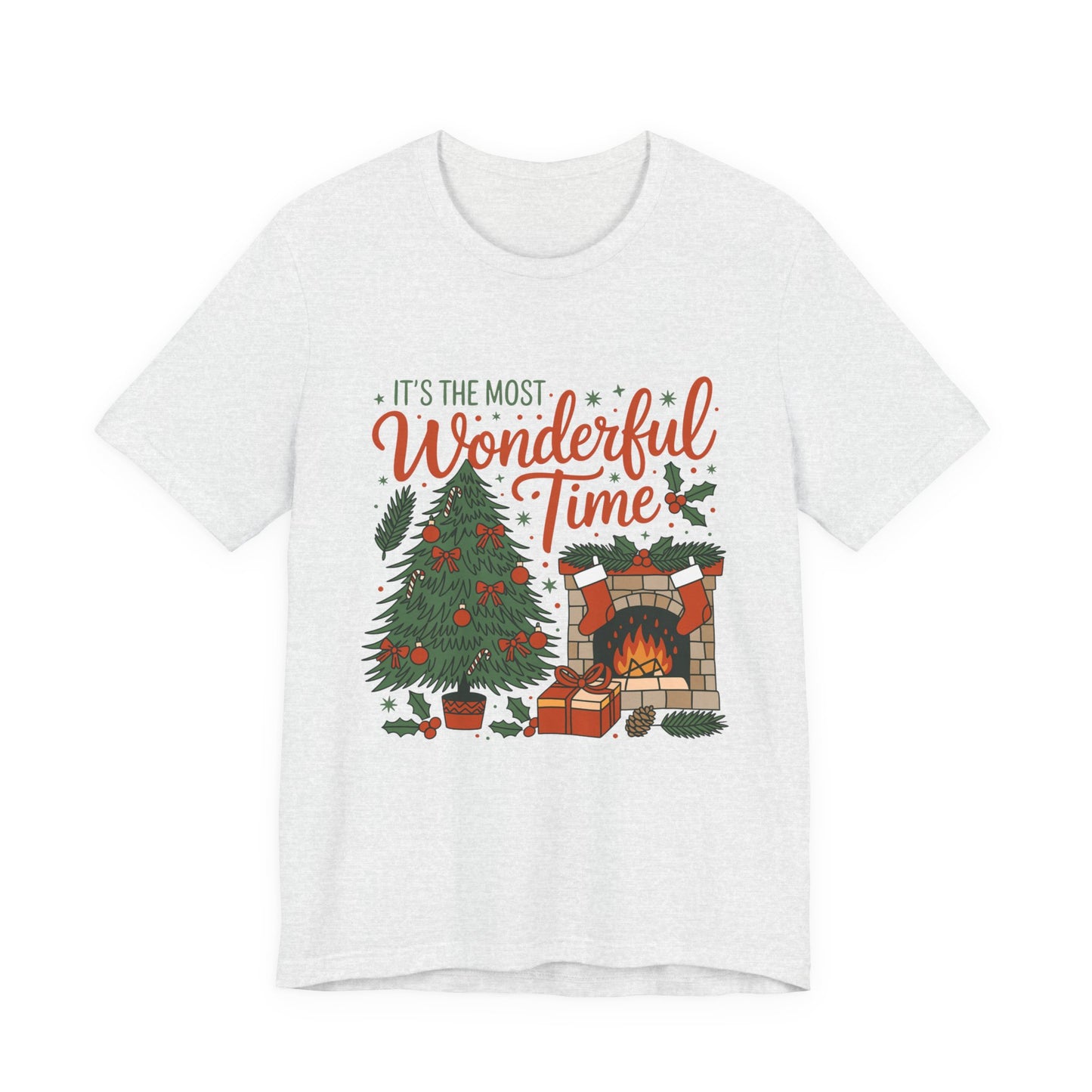 It’s The Most Wonderful Time Tee – Cozy Christmas Graphic Shirt
