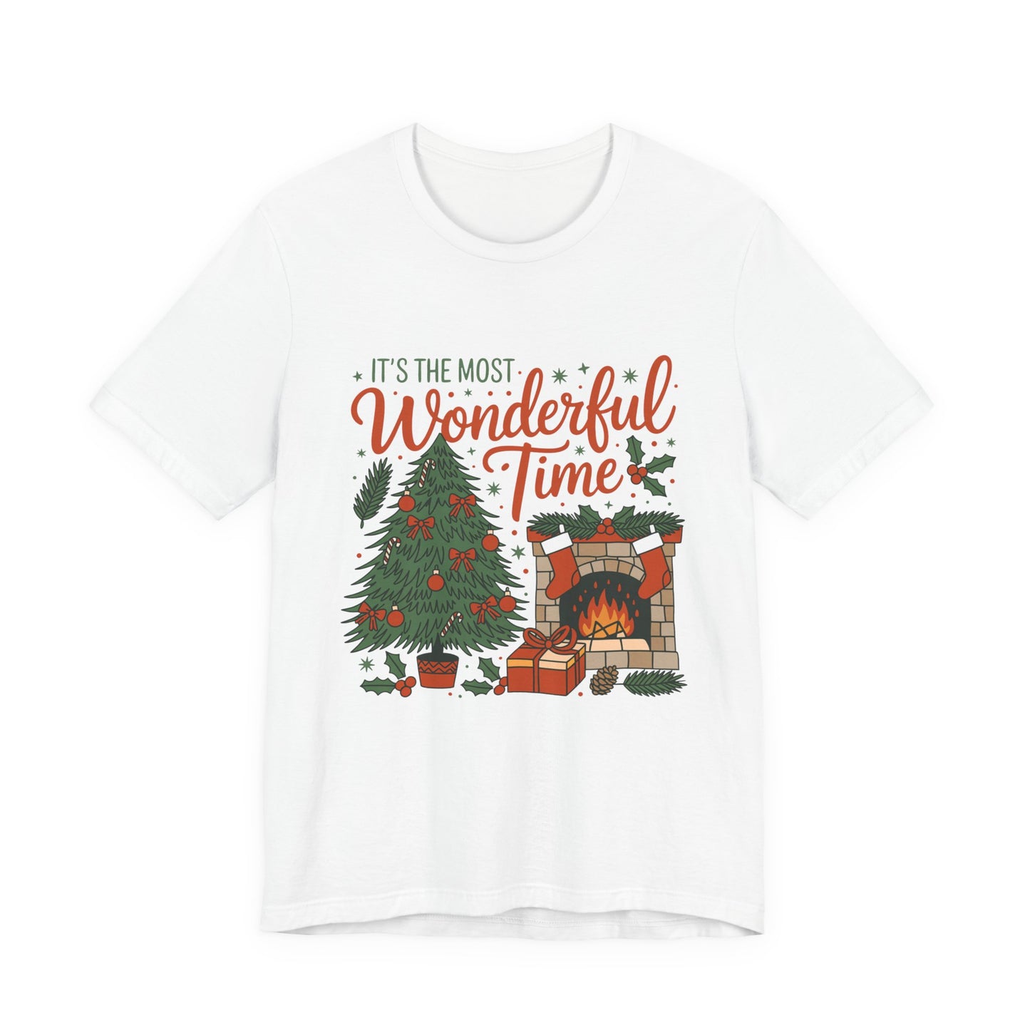 It’s The Most Wonderful Time Tee – Cozy Christmas Graphic Shirt