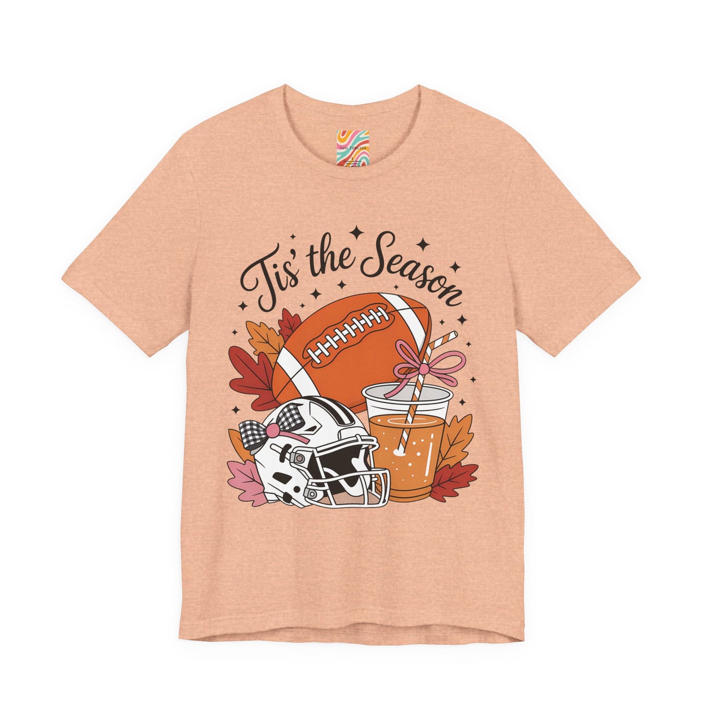 Football Season Tee, Unisex Jersey Short Sleeve Tee, Fall Shirt, Pumpkin Spice, Autumn Fashion, Game Day Apparel