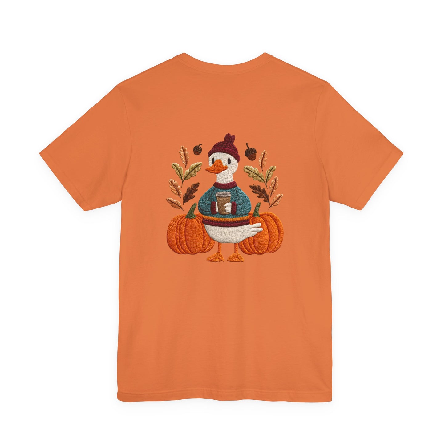 Autumn Goose Graphic Tee | Fall Sweatshirt, Cute Animal Shirt, Thanksgiving Gift, Cozy Apparel, Pumpkin Decor