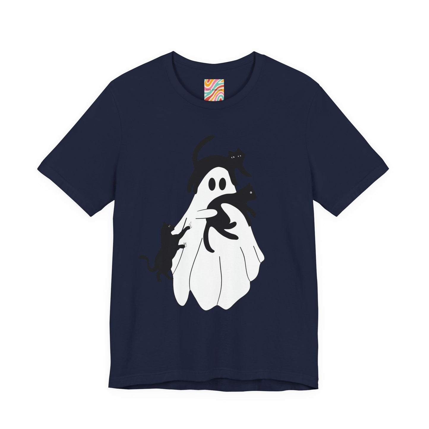 Ghostly Cat Lover's T-Shirt